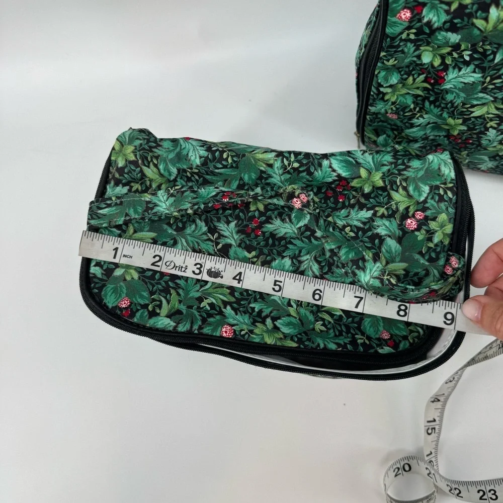 Vintage Floral Cosmetic Bag Set – New